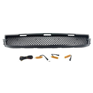 LED Front Bumper Mesh Grill Fit For Mitsubishi Pajero Sport QE QE QF QG SUV 2015-2019