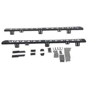 Steel Black Backbone Mount Roof Rack Fit For Mitsubishi Pajero 1999-ON